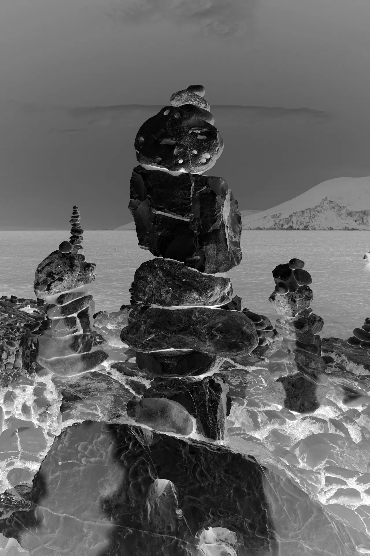 Paysages improbables — Cimetière des pierres — Céphalonie