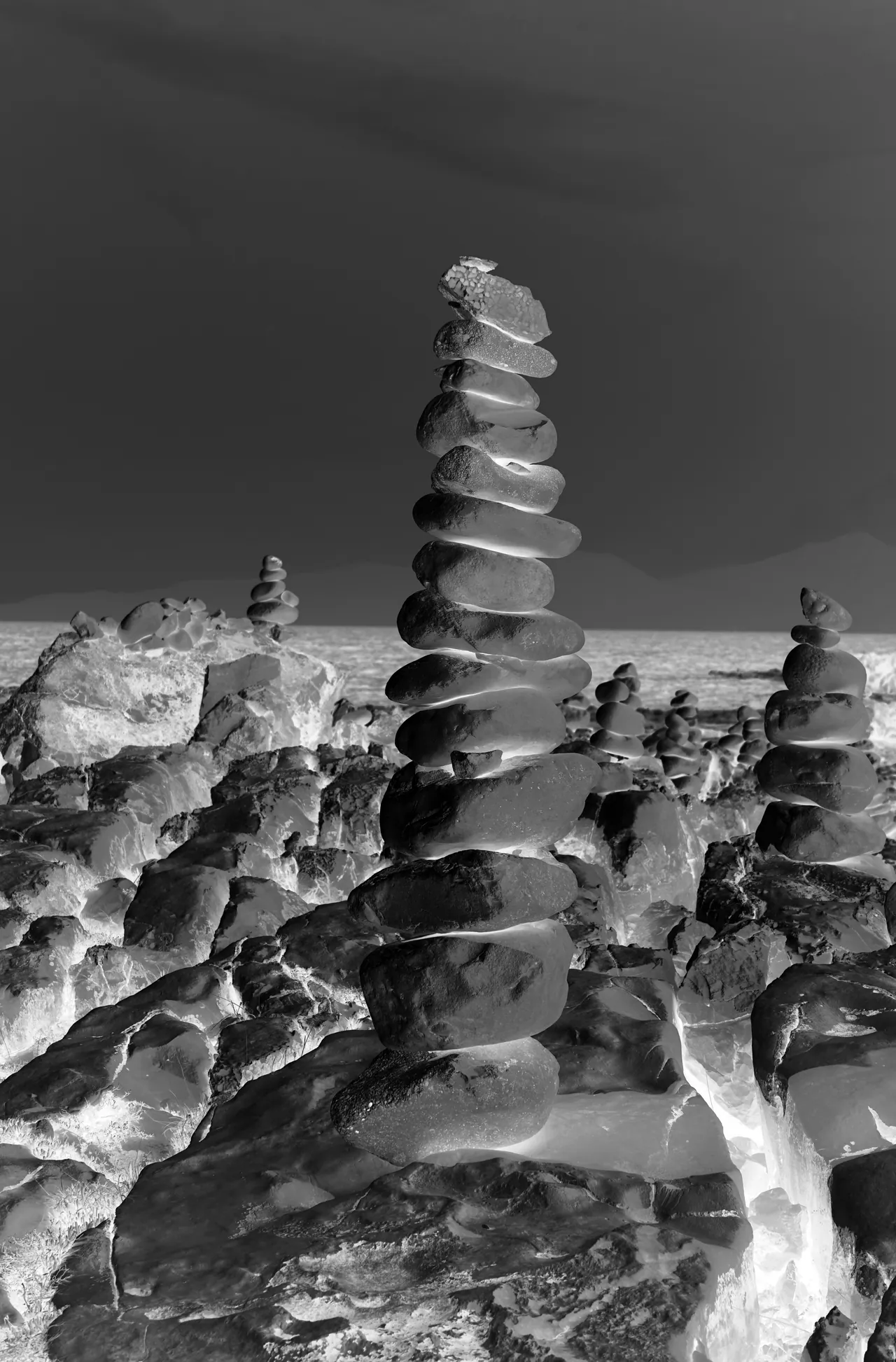 Paysages improbables — Cimetière des pierres — Céphalonie